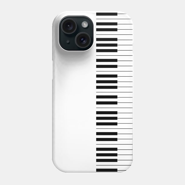 Piano Keys Phone Case by Creative at home