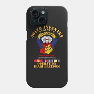 504th Infantry Regiment - Devils - OIF Phone Case