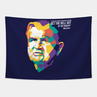 Mike Ditka On WPAP Tapestry