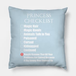 Princess Vanellope Checklist Pillow