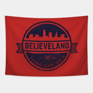 Believeland (Blue) Tapestry