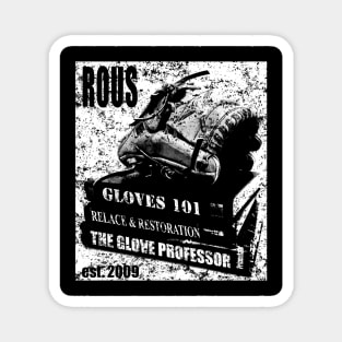 The Glove Professor (black & white) Magnet