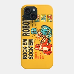 Rock'Em Sock'Em Robots Worn Phone Case