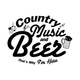 Country Music and Beer T-Shirt