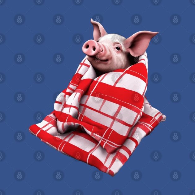 Funny Festive Pigs in Blankets Christmas Pun 4 by taiche