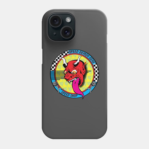 Speed Demon Gene Phone Case by Chantage Jones