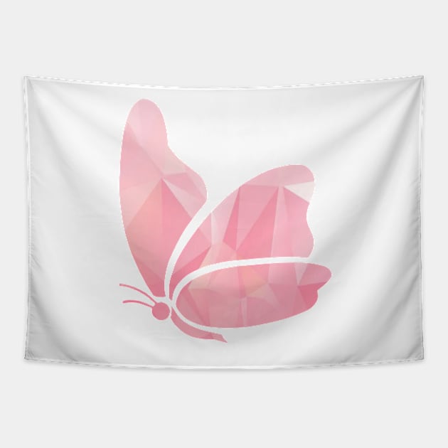 Pink Butterfly Tapestry by jhsells98