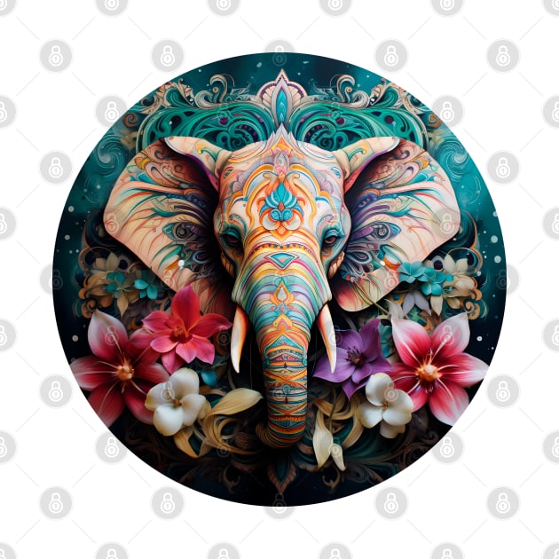 Mandala - Elephant 2 by aleibanez