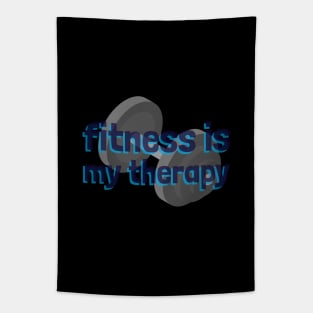 fitness is my therapy Tapestry