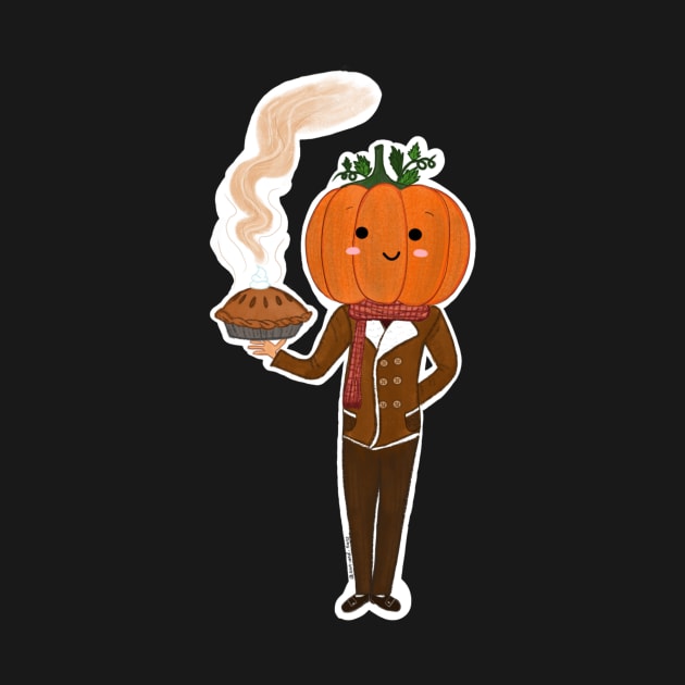 Mr. Pumpkin head sticker by SanMade