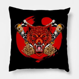 Japanese Wolf 3.1 Pillow