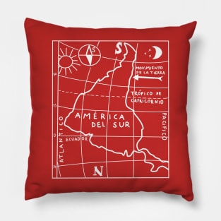 América Del Sur Pillow