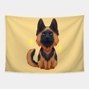 Long hair German Shepherd Tapestry