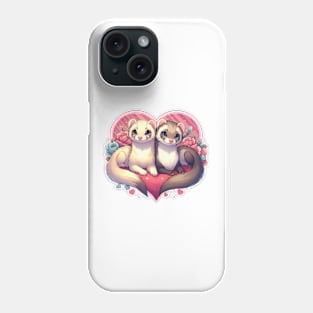 The love of Ferrets Phone Case