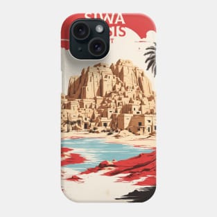 Siwa Oasis Egypt Vintage Poster Tourism Phone Case