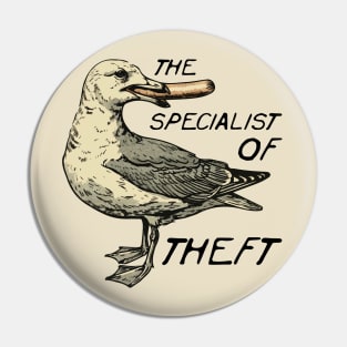 seagull the specialist of theft Pin