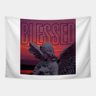 BLESSED SUNSET Tapestry