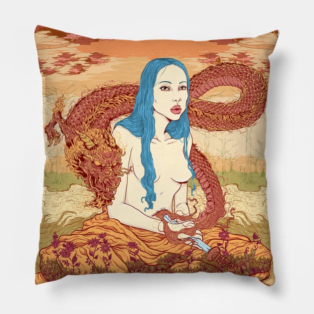 Seppuku Pillow by AndyAlvez