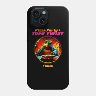 Pizza Party + Tofu Twist = Bliss! Phone Case