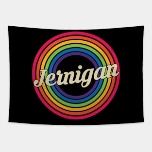 Jernigan - Retro Rainbow Style Tapestry