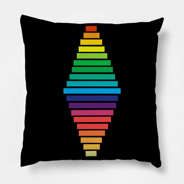 Geometric minimalist art Pillow by SAMUEL FORMAS