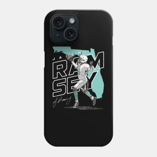 Jalen Ramsey Miami Player Map Phone Case