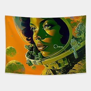 We Are Floating In Space - 60 - Sci-Fi Inspired Retro Artwork Tapestry