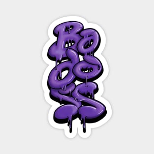 "Badass" graffiti style Magnet