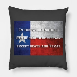 Death and Texas Pillow