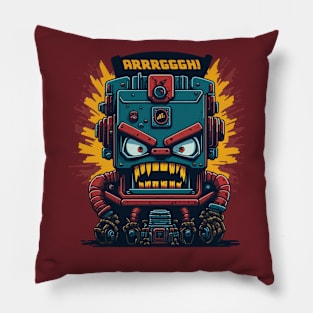 Angry Robot Pillow