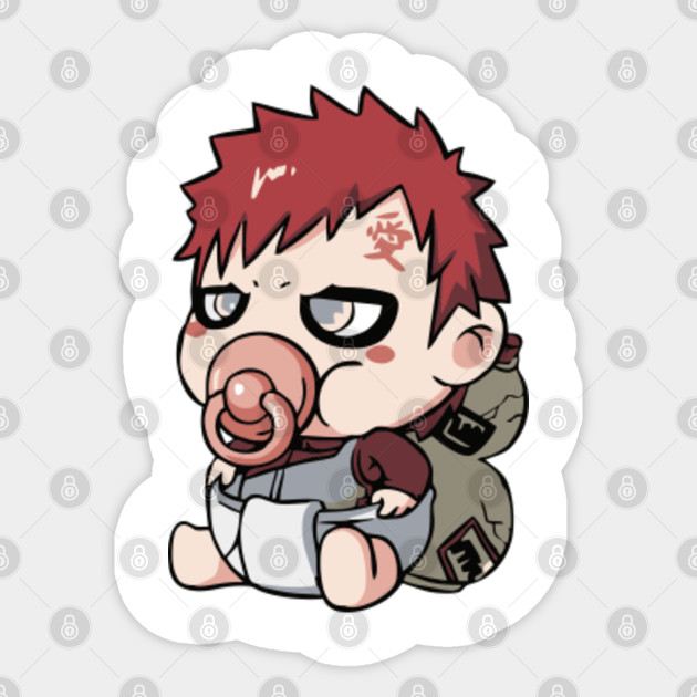 Gaara Baby Gaara Naruto Sticker Teepublic