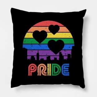 Retro Pride Love Pillow