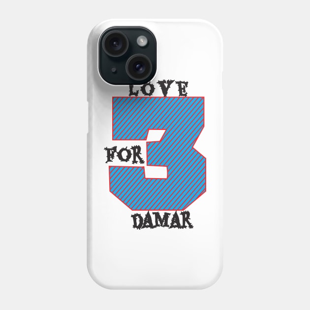 We love you Damar Romeyelle Hamlin Phone Case by smile_zaho