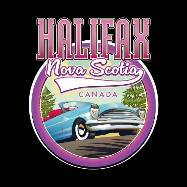 Halifax Nova Scotia travel logo by nickemporium1