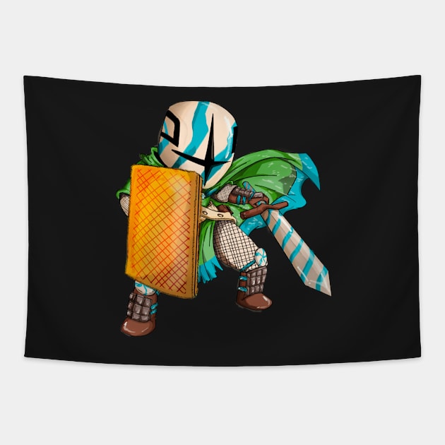 Mint Templar Tapestry by MinosArt