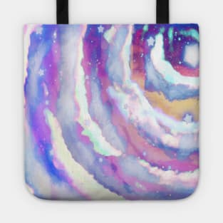 Rainbow star Clouds Tote