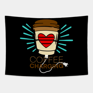 Coffee charging Tapestry