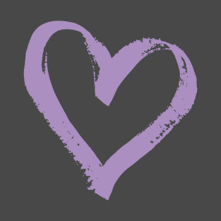 Purple Heart | Mothers day gift | Cute Heart Shirt T-Shirt