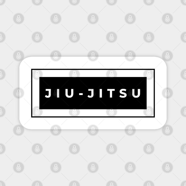 Bjj Brazilian Jiu Jitsu Minimal Design Magnet by HootVault