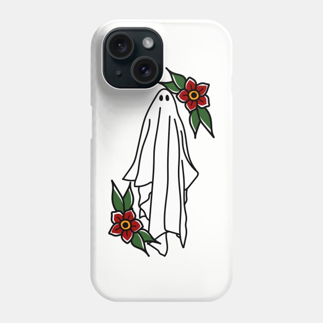 American Traditional Ghost Phone Case by Jessimk