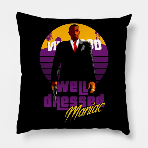 GTA CJ Well Dressed Maniac Pillow by Power Up Prints