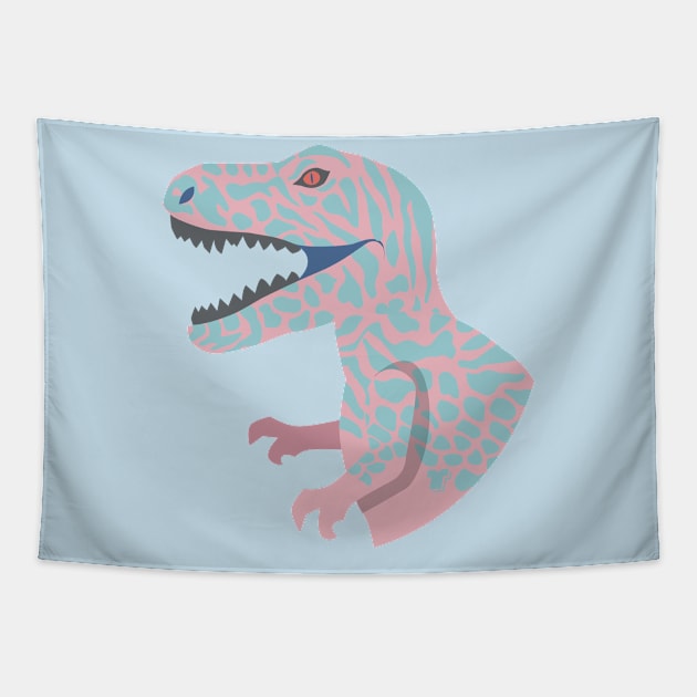 PINK REX Tapestry by justduick