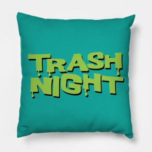 Trash Night Logo Pillow