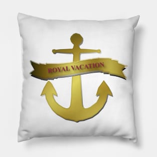 Royal Vacation Anchor Pillow