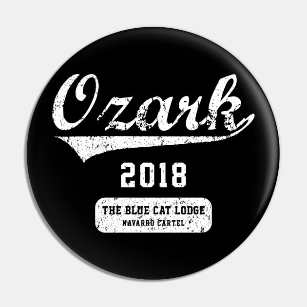 The Blue Cat Lodge Ozark Pin by TEEWEB