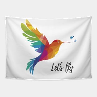 Let's fly Bird Tapestry