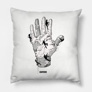 hand climb Pillow