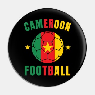 Cameroon Football Lover Pin