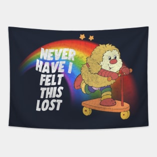 Never Have I Felt This Lost / Retro 80s Style Vintage Look Nihilism Design Tapestry