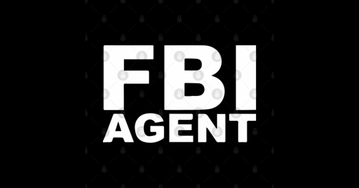 Fbi Agent Fbi Agent Sticker TeePublic